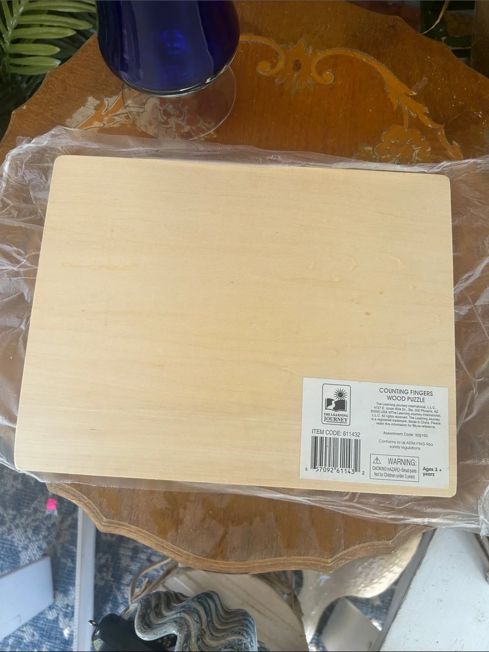 Vintage Wood Hand Puzzle
